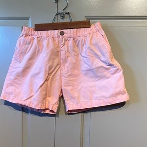 Chubbies Large Mens Elastic Waist The Khakinators 5.5" Shorts Light Peach
